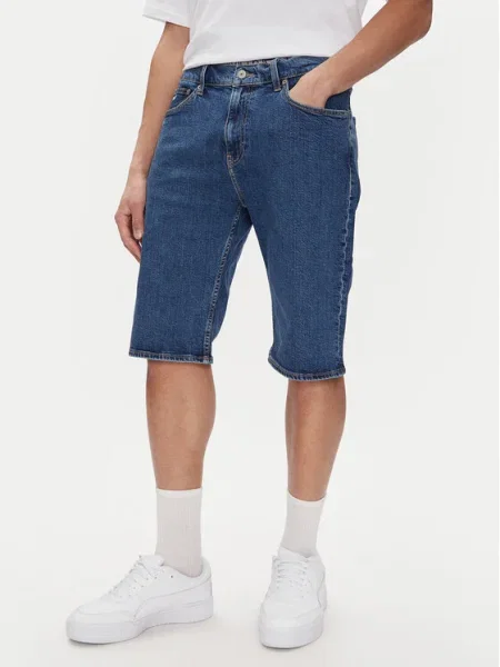Tommy Jeans Pantaloni scurți de blugi Ryan albastru