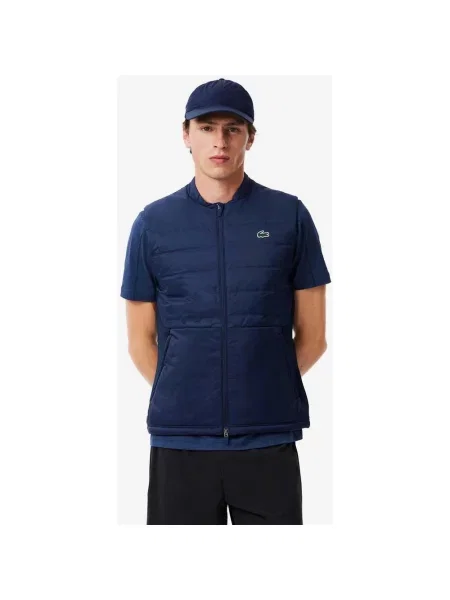 Kamizelka Lacoste Sport Puffer granatowy S niebieska