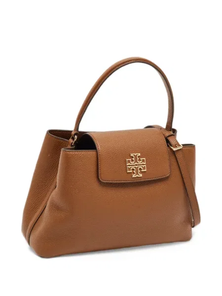 Geantă shopper Tory Burch din piele maro
