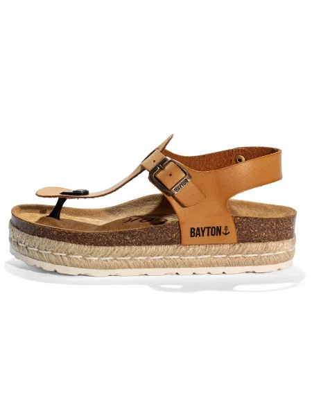 Bayton Flip-flops CELIANE cămilă maro