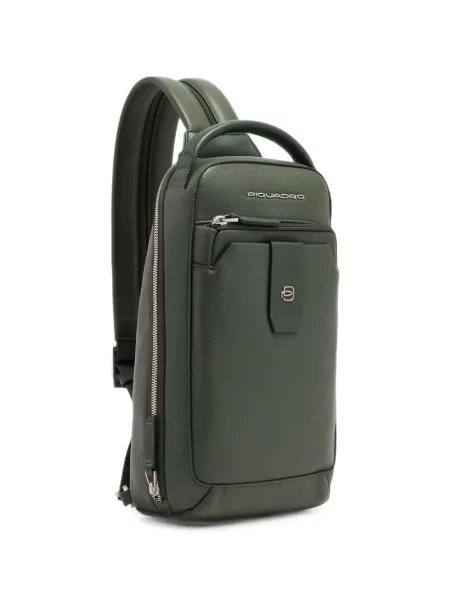 Rucsac Piquadro cu autograf verde