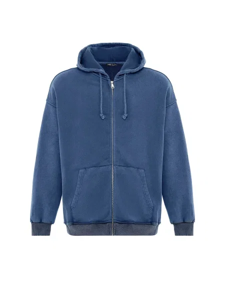 VAMOS CLO Mikina enciánová modrá