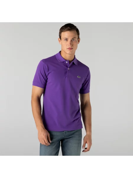 Lacoste поло фіолетове