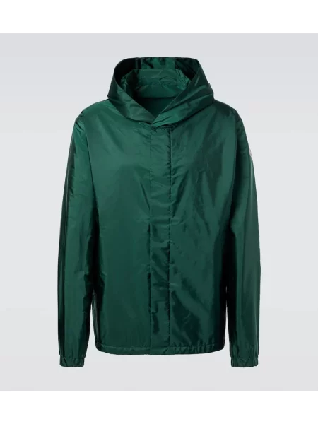 Geacă Moncler cu glugă verde