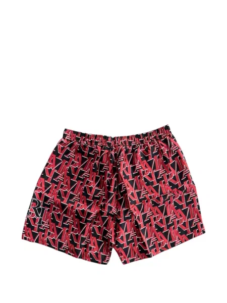 Pantaloni scurți Amiri cu imagine negru