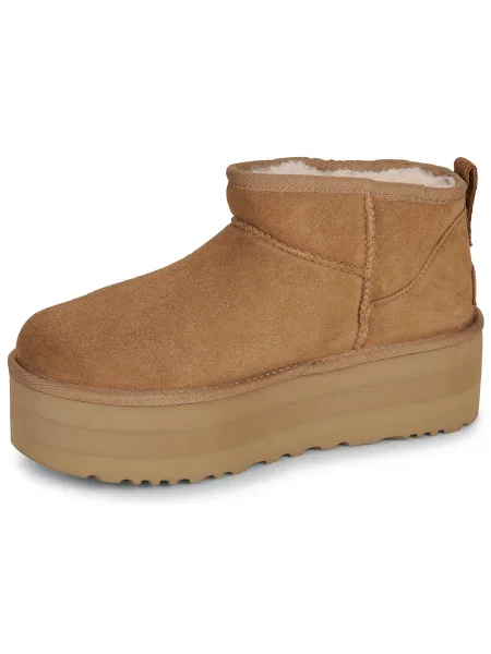 UGG Hótaposó CLASSIC ULTRA MINI | gyapjú | hasított bőr barna