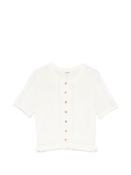 Cardigan Sandro tricotate cu volane