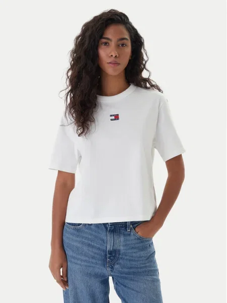 Tommy Jeans Tricou alb