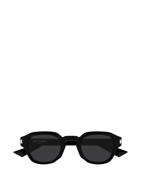 Ochelari de soare Saint Laurent Eyewear cu imprimeu geometric negru