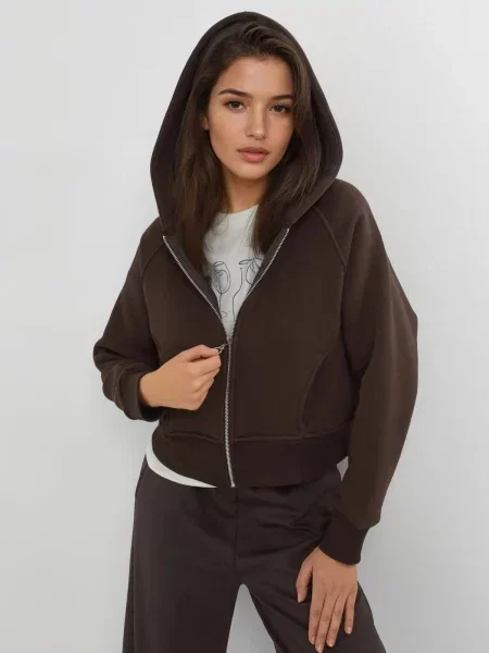 Hiccup Mikina Kapuzenpullover' hnědá