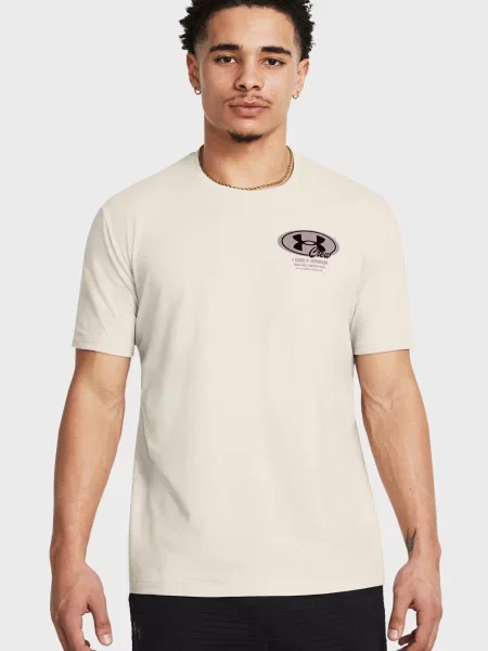 Спортивна футболка Under Armour бежева