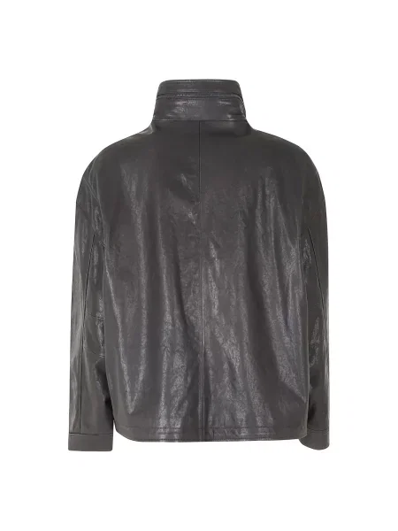 Kurtka skórzana Emporio Armani czarna