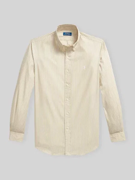 Koszula casualowa o kroju regular fit z czystej bawełny Polo Ralph Lauren beżowa