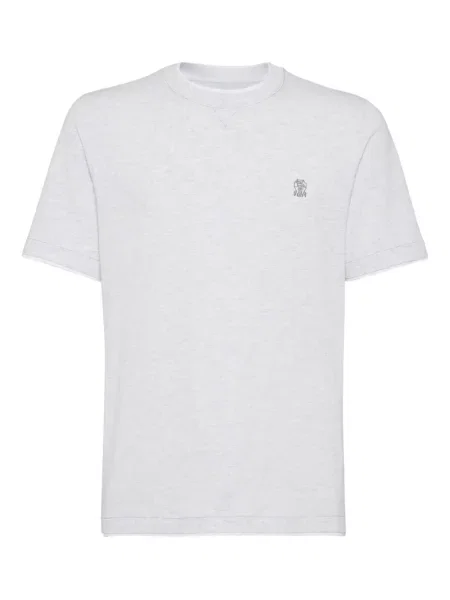 Tricou Brunello Cucinelli cu imagine gri