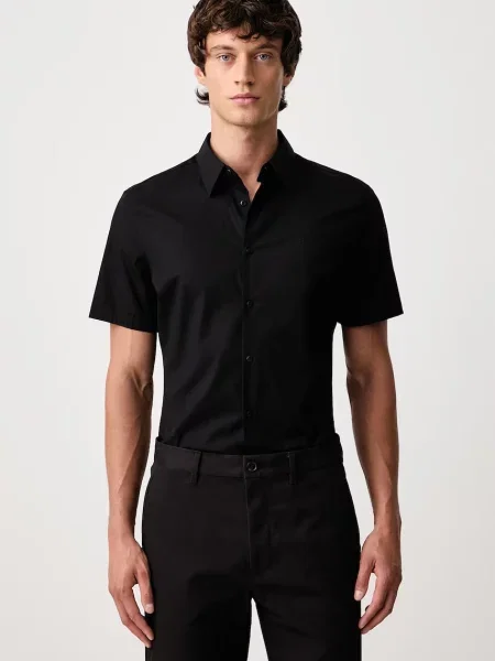 Calvin Klein cămașă pentru bărbați cu negru