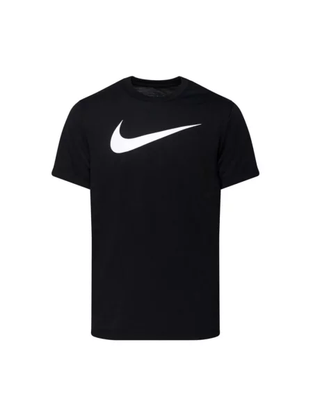 Koszulka Nike z nadrukiem z krótkim rękawem czarna