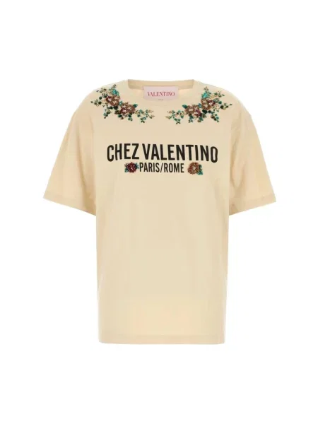 Koszulka Valentino Garavani żółta