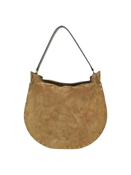 Torebka hobo Isabel Marant skórzana brązowa