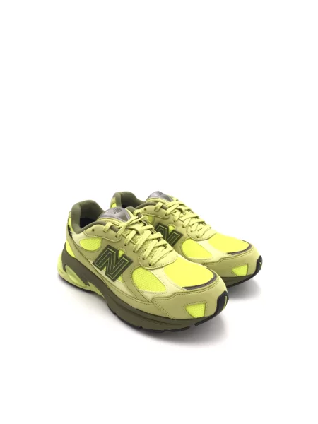 Sneakersy New Balance zamszowe żółte