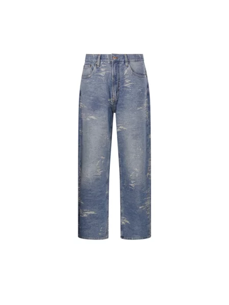 Jeansy Emporio Armani niebieskie