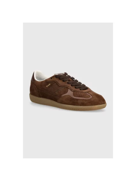 Sneakersy Alohas skórzane brązowe