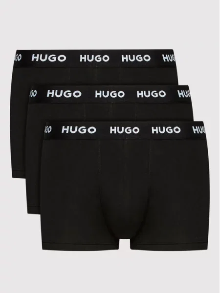 Hlačke Hugo črna