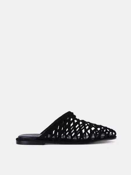 Велюровые туфли Miraton черные