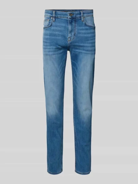 Jeansy o kroju regular fit z 5 kieszeni model Mitch' Joop! Jeans niebieskie