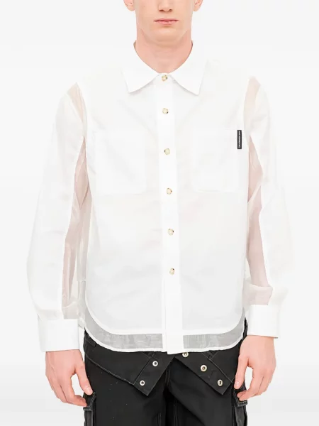 Cămașă Andersson Bell din organza alb