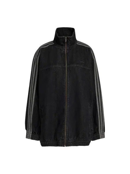 ADIDAS ORIGINALS Geacă de primăvară-toamnă Firebird Adilenium gri denim / denim negru