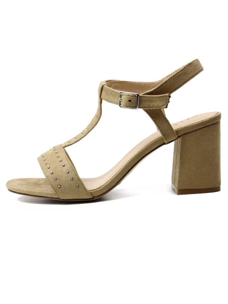 Celena Sandály Carita světle / stříbrná hnědá