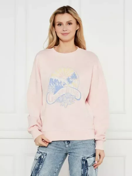 Guess Jeans Hanorac SUNSET | Oversize fit roz