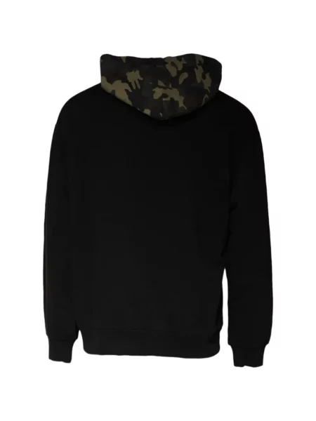 Hoodie Dolce & Gabbana με σχέδιο παραλλαγής μαύρο