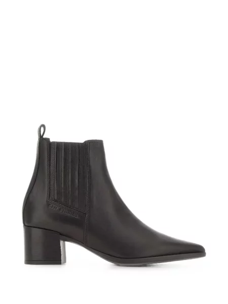 Cizme scurte Copenhagen Studios din piele conici negru