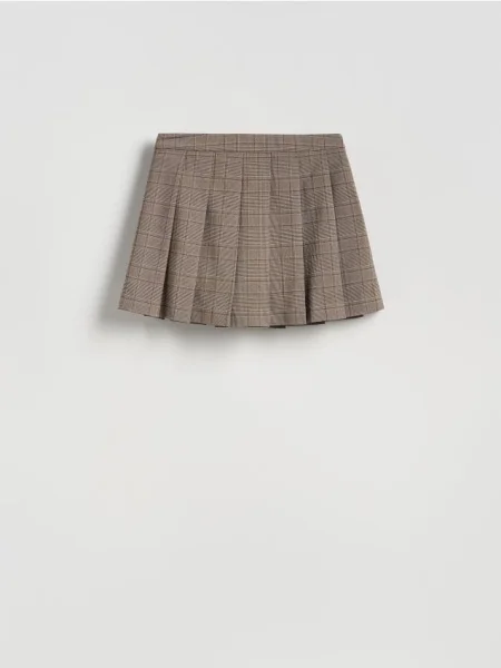 Reserved Spódnico-szorty w kratę wielobarwny