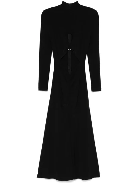 Rochie midi Nissa până la genunchi de costum negru