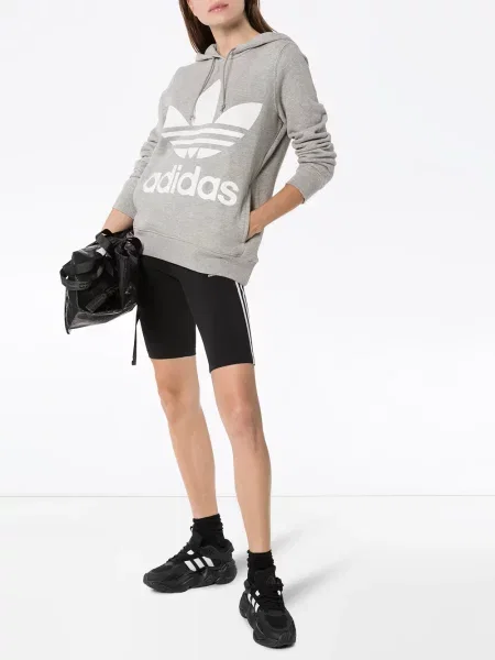 Hanorac Adidas cu dungi alergare negru