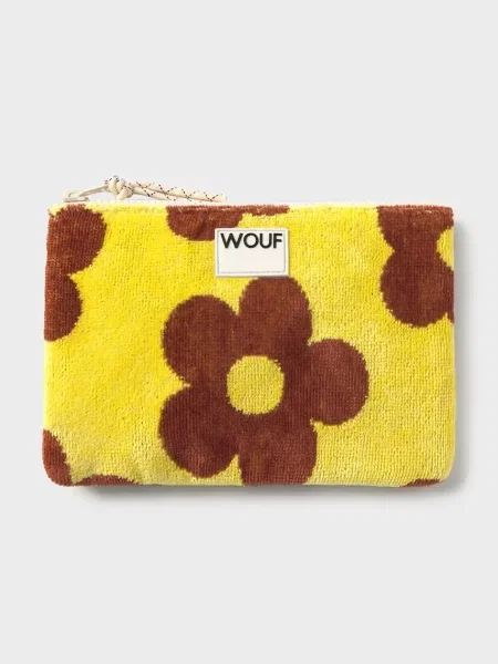 Kozmetična torbica WOUF Phi Phi 21 x 13 cm rumena