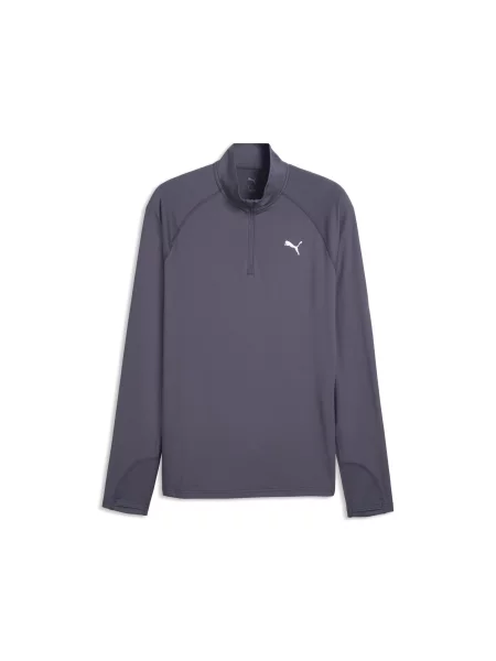 PUMA MÄ™ska bluza do biegania z zamkiem VELOCITY CLOUDSPUN Akcesoria S szary