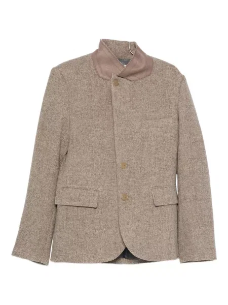 Sacou 6397 cu model herringbone maro