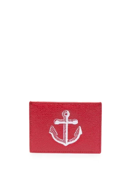 Portofel Thom Browne cu broderie din piele