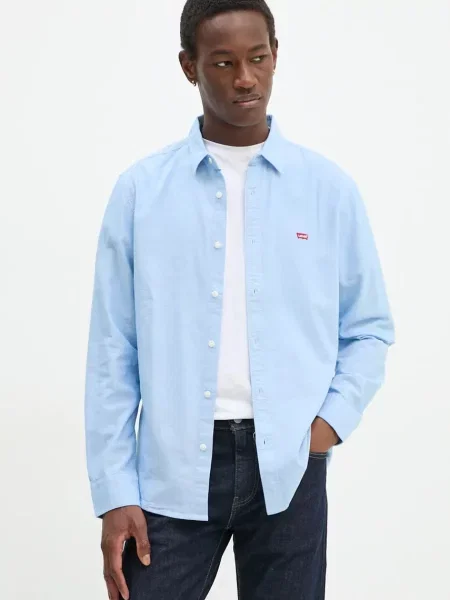LEVI'S Cămașă BATTERY deschis albastru