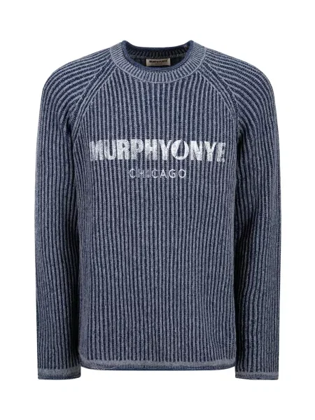 MURPHY&NYE Svetr modrá bílá