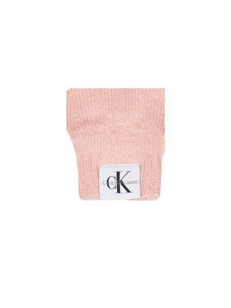 Rukavice Calvin Klein Jeans Monogram ružičasta
