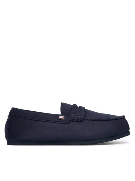 Tommy Hilfiger Kapcie Hilfiger Driver House Shoe granatowy