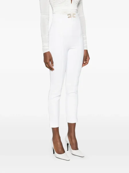 Pantaloni Elisabetta Franchi alb