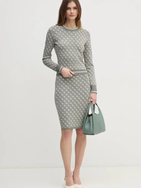 Спідниця Guess LISE mini олівець зелений