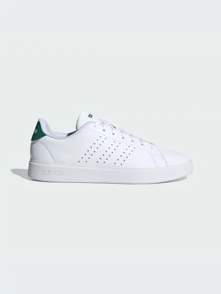 Кожаные кеды Adidas белые