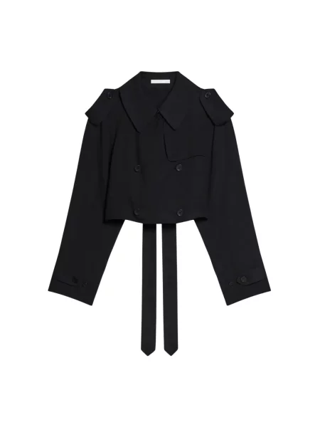 Krótki trencz Helmut Lang czarny