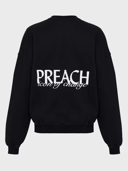 Світшот Preach чорний